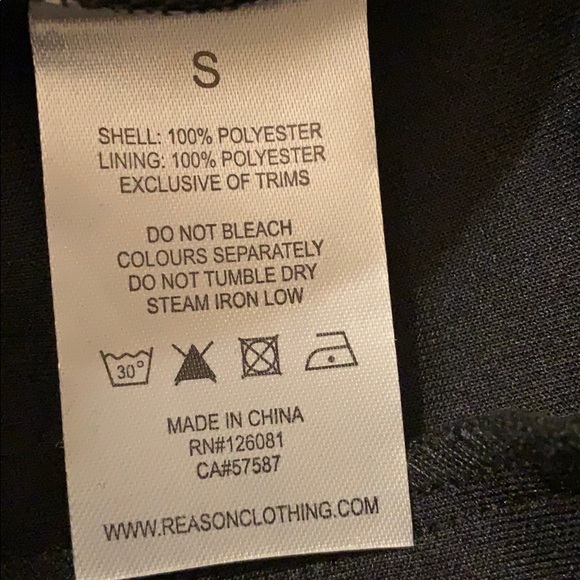 Reason Black & Gold Joggers Track Pants - Picture 12 of 12